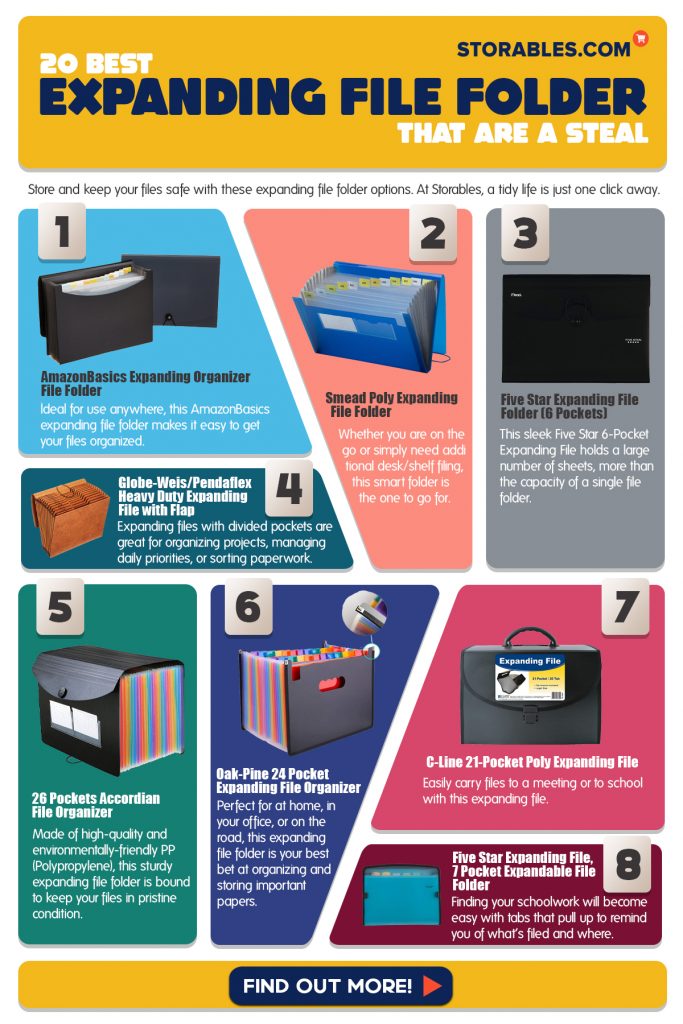 20 Best Expanding File Folder That Are A Steal - Infographics