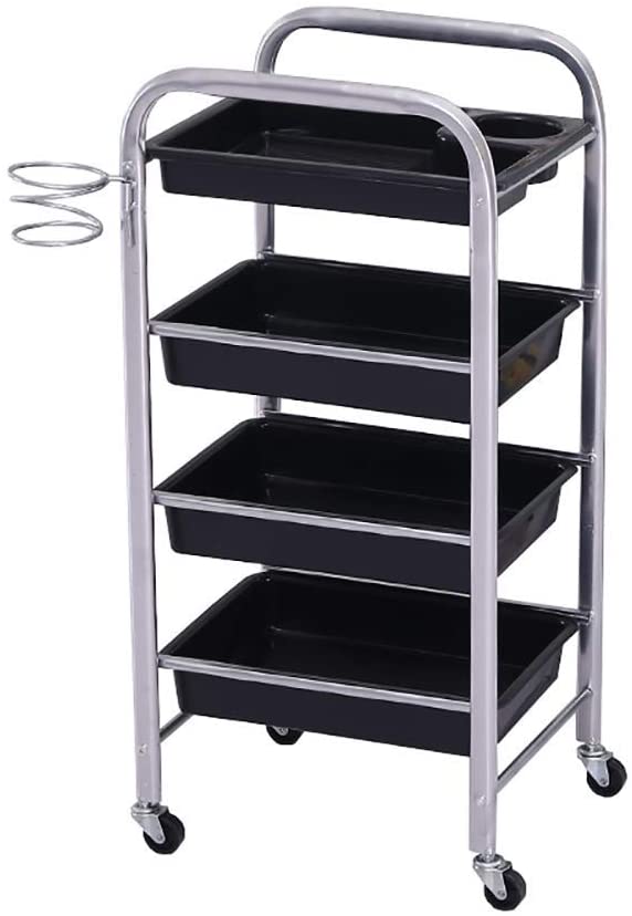  BDD Cart, Tool Mobile Beauty Rolling Trolley with Handle