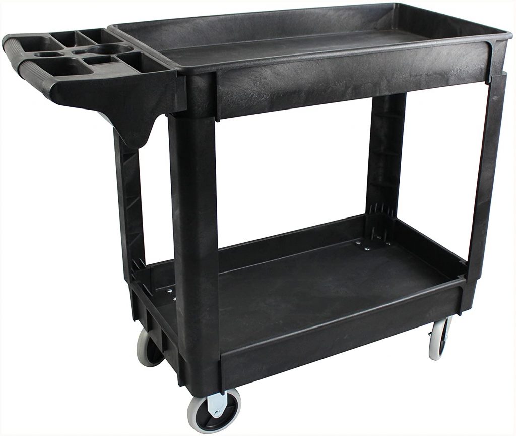  MaxWorks 80855 500-Pound Service Cart With Two Trays