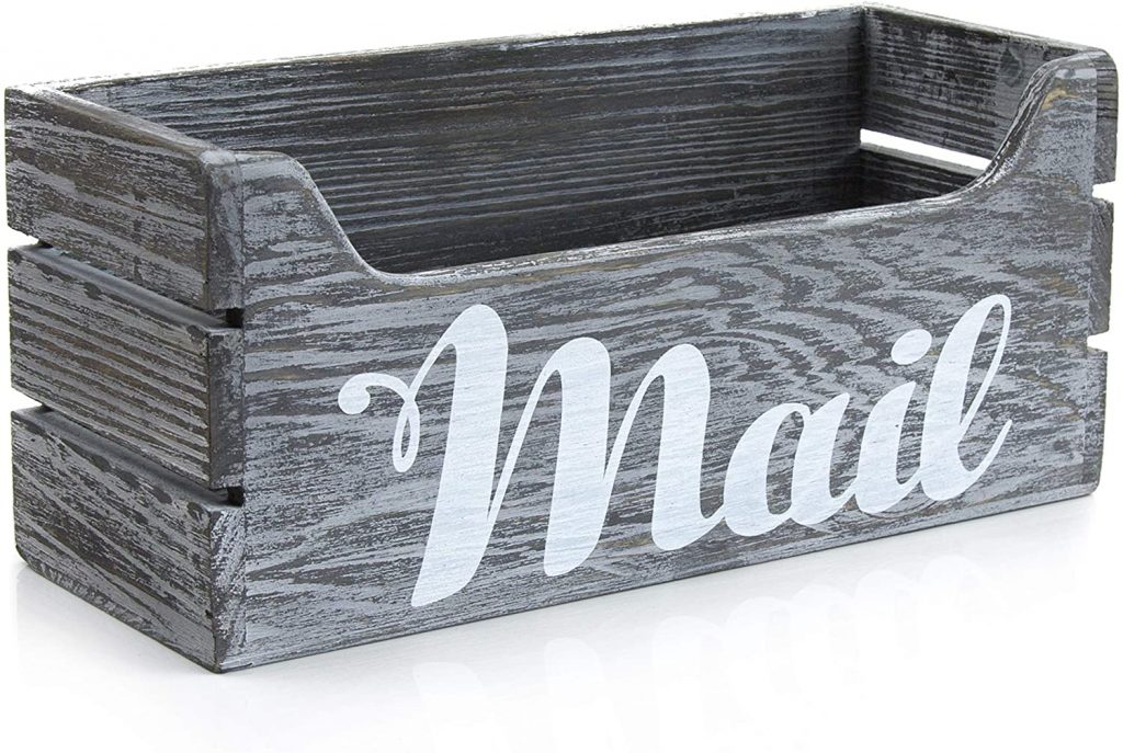 Daisy’s House Rustic Mail Organizer with Hanging Hardware