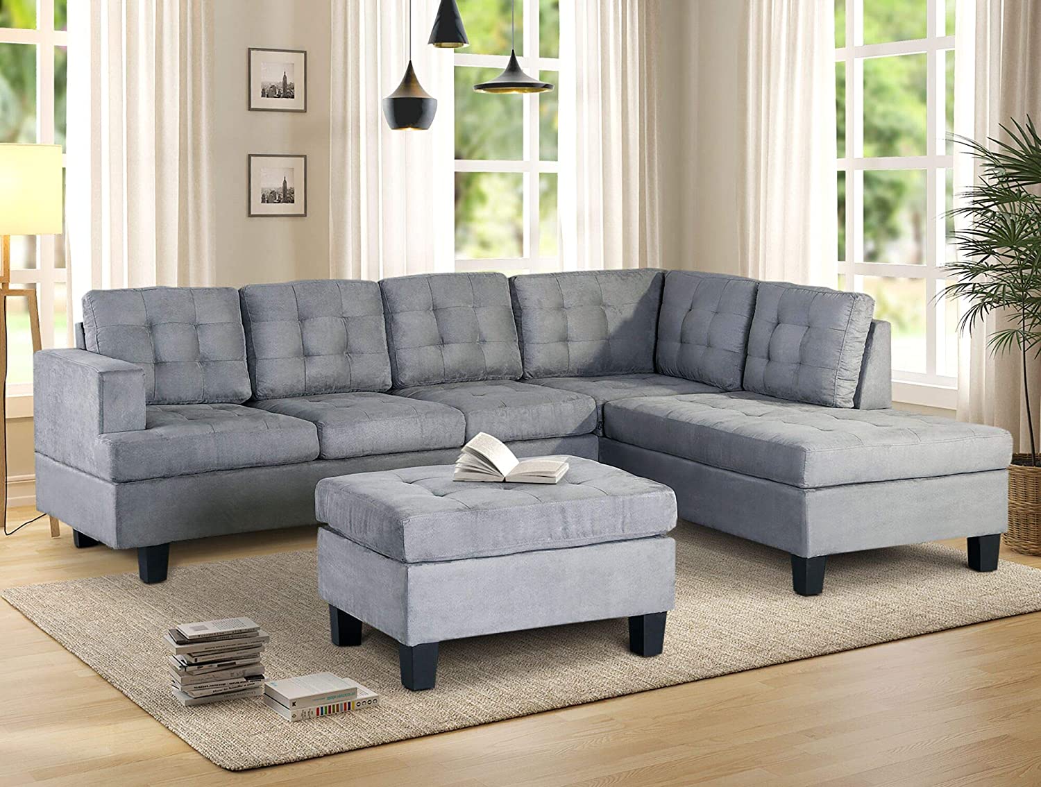 Civil Furniture 3-seat Living Room Sofas Sets