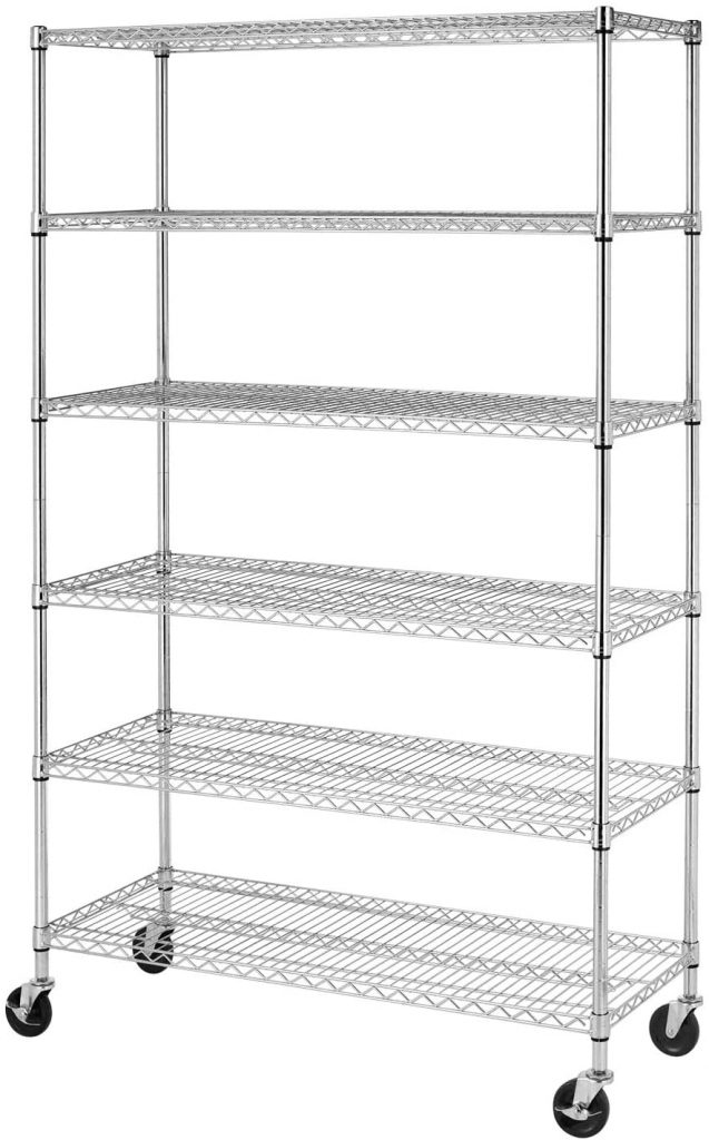 Storage Shelf With Wheels Top Ers, Best Metal Storage Shelves
