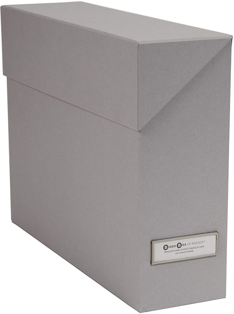 Bigso Lovisa Fiberboard Label Frame File Storage Box