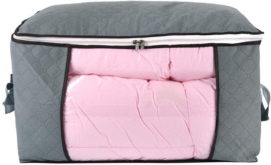 ComboCube Jumbo Zippered Storage Bag for Closet King Comforter