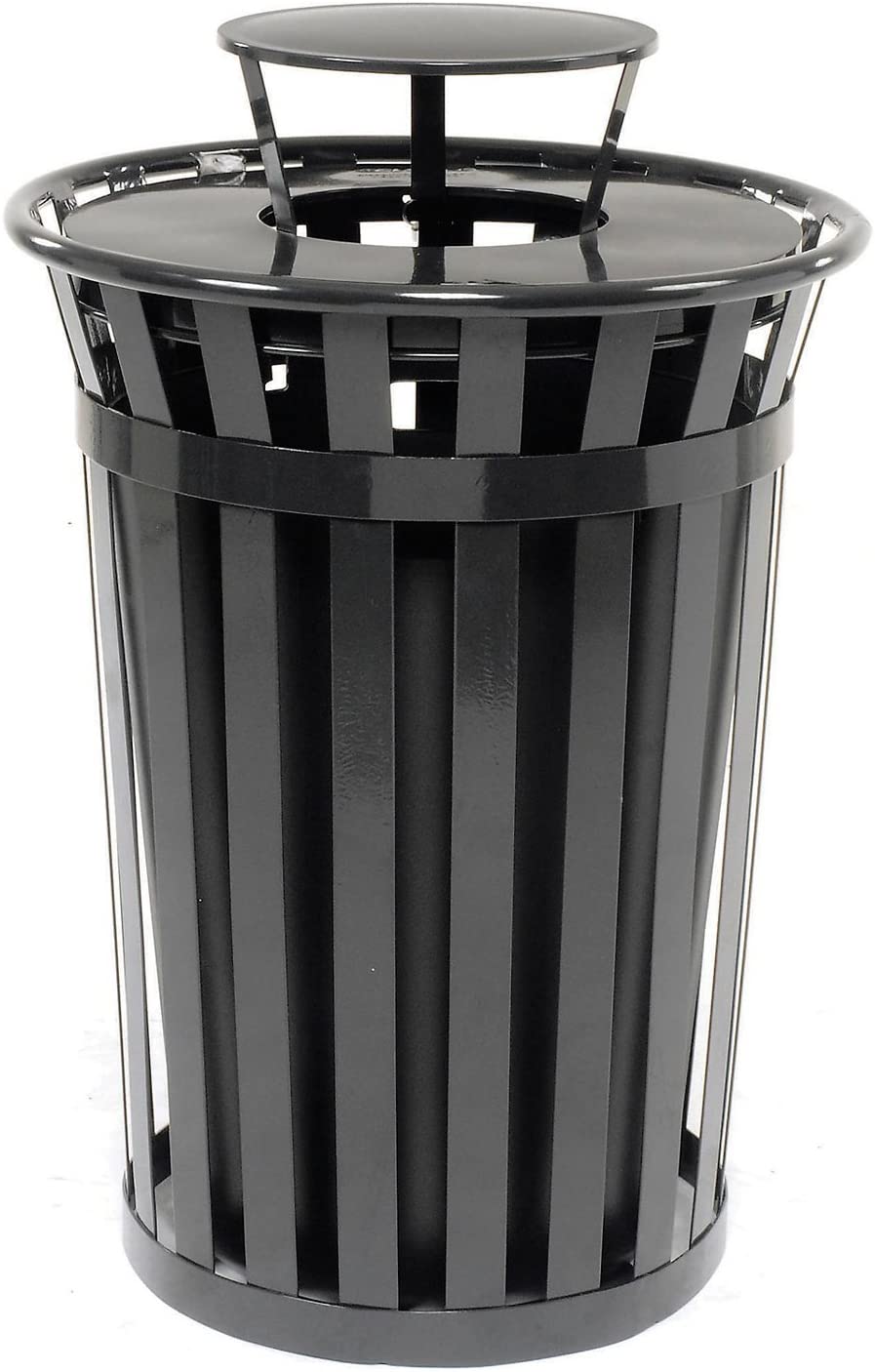 20 Best Trash Can Enclosure You Can Buy Storables   GLOBAL INDUSTRIAL 36 Gallon Outdoor Metal Slatted Trash Receptacle 