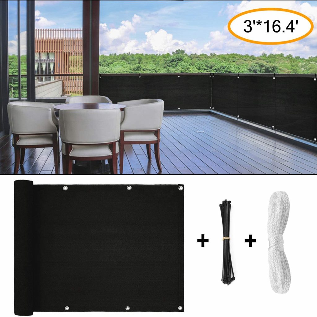 Details about   Balcony Privacy Screen Mesh Fabric Grid 1,20m 300g/m² Top Quality Rice festival show original title 