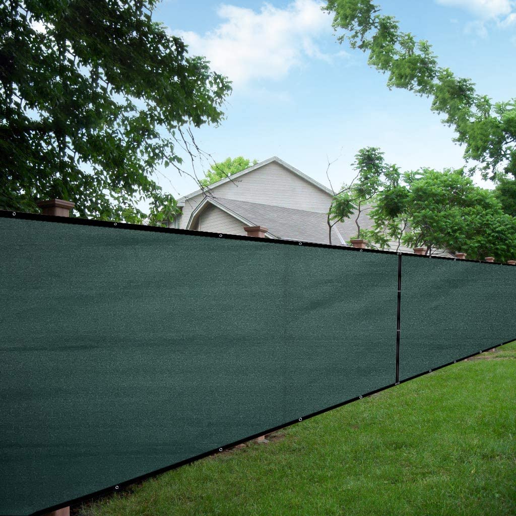 6'x50' Green Black Beige Brown Privacy Fence Windscreen Yard Garden Fabric Mesh 