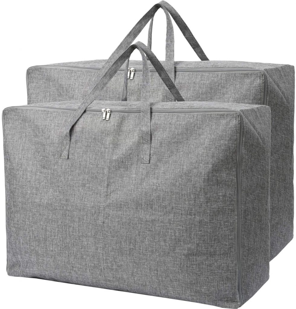 Polecasa 105L Extra Large Storage Bags with Zipper and Handles