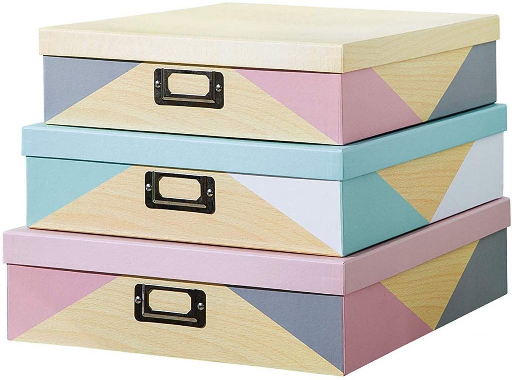 SLPR Decorative Storage Cardboard Boxes