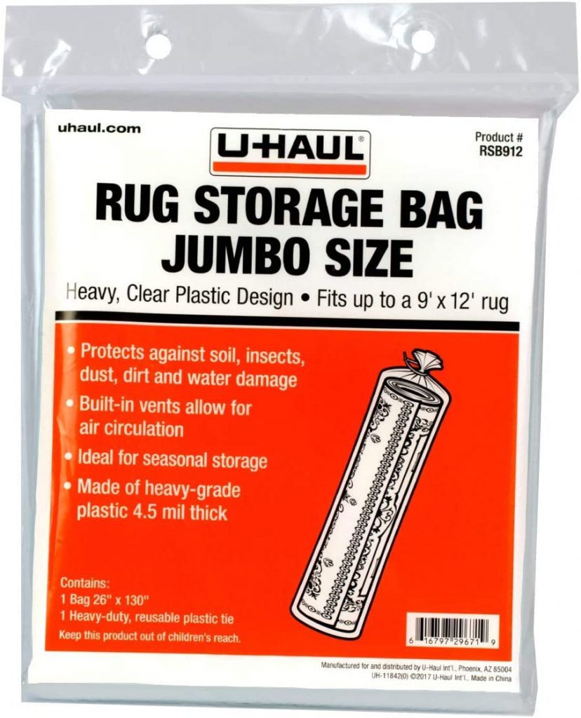 U-Haul Jumbo Rug Storage Bag