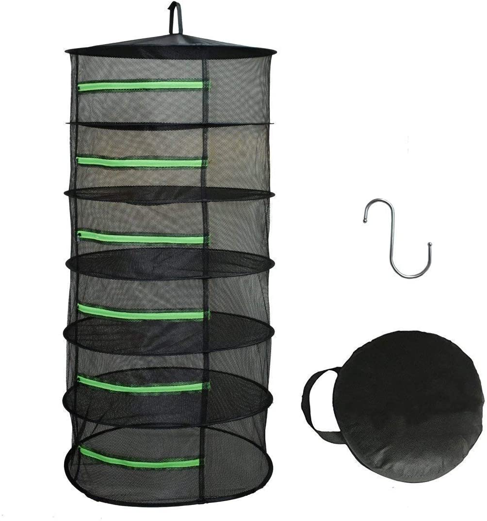 Net-style drying rack for clothes