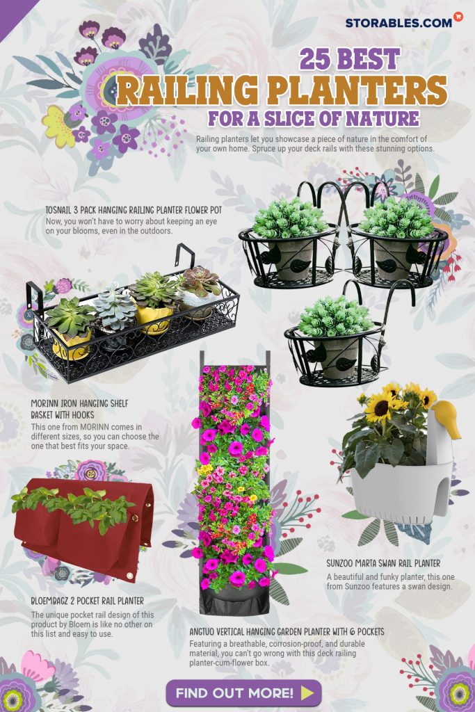 25 Best Railing Planters For A Slice Of Nature - Infographics