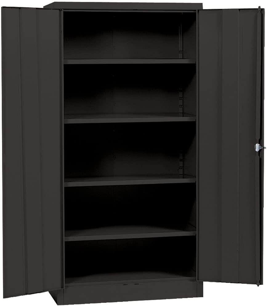  Sandusky Lee Black Steel SnapIt Storage Cabinet 