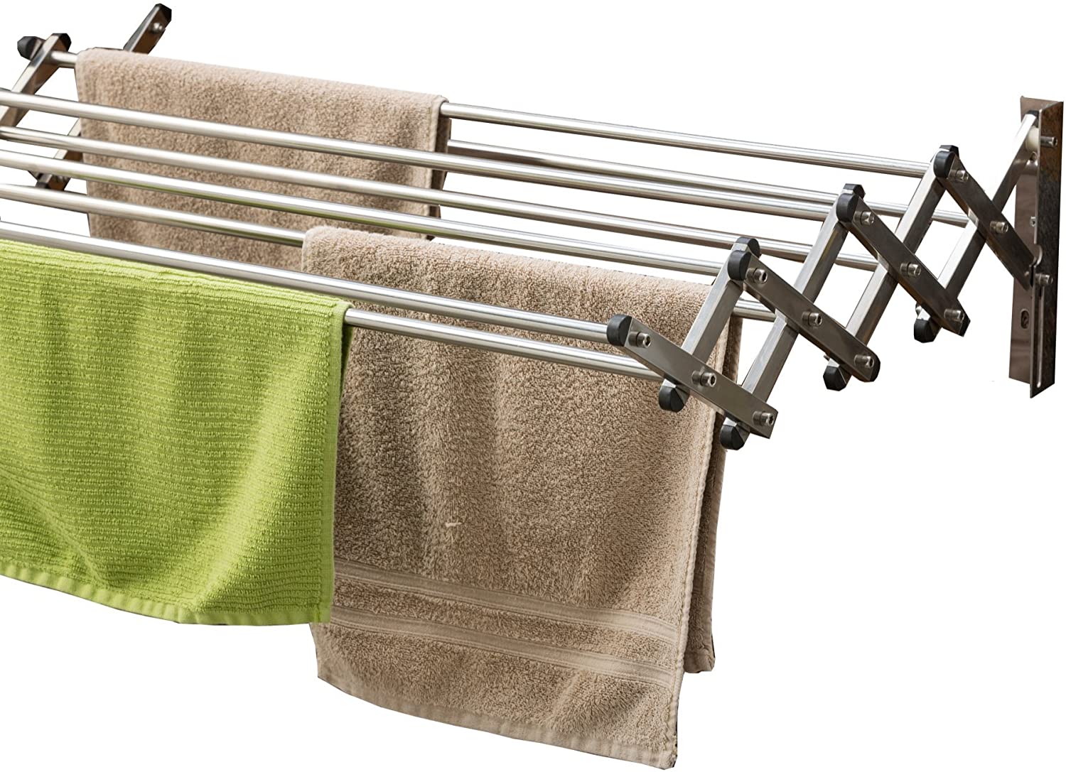 Sturdy stainless steel drying rack that can be collapsed