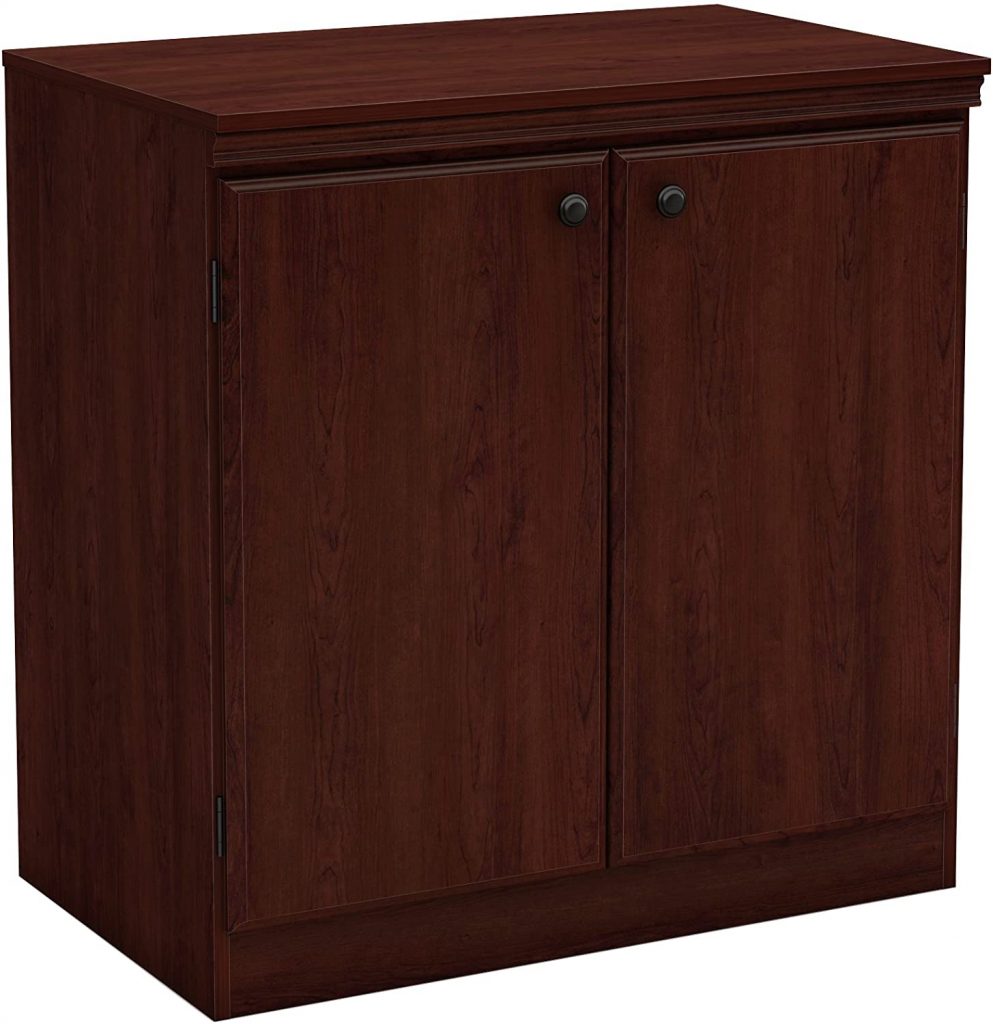  South Shore Small 2-Door Storage Cabinet with Adjustable Shelf,
