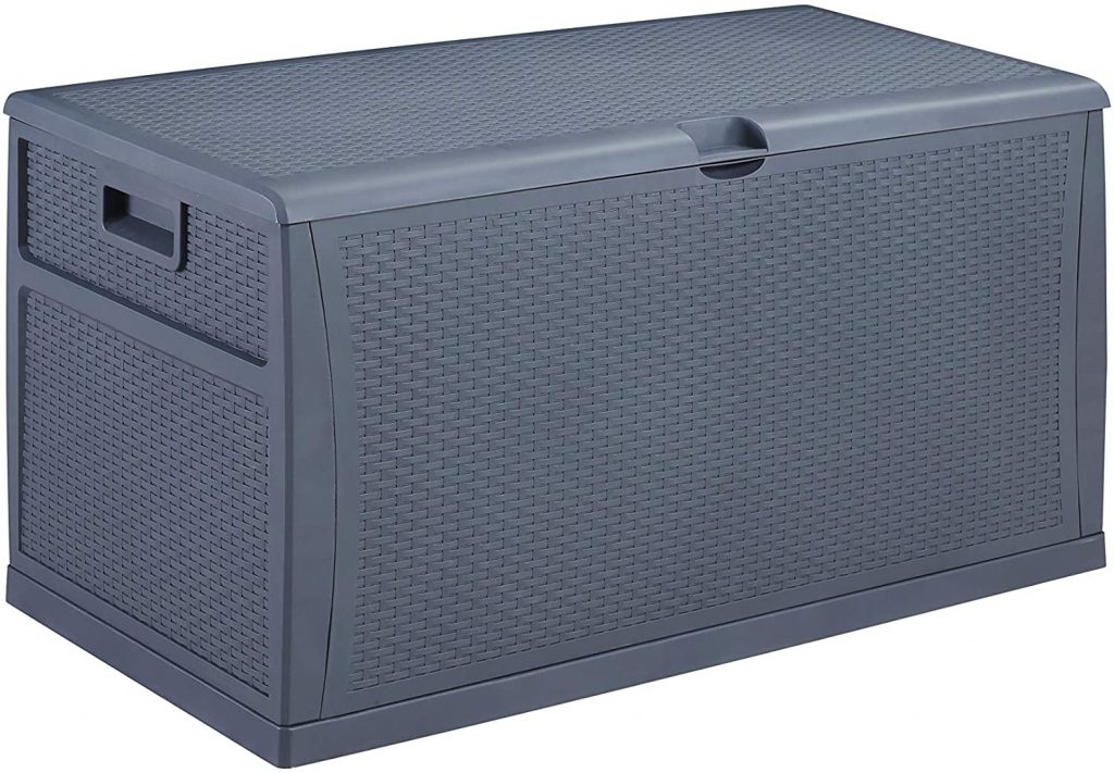  Patio Deck Box Waterproof Plastic Large Outdoor Storage Box
