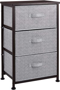 AmazonBasics Fabric 3-Drawer Storage Organizer