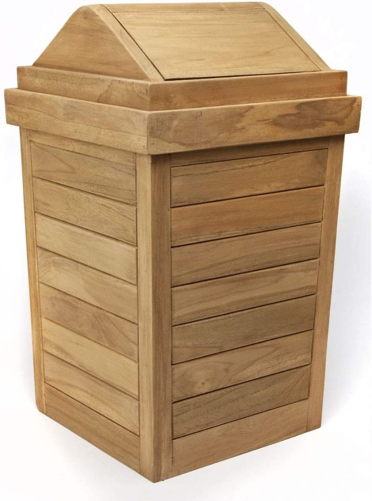 20 Outdoor Garbage Can Storage For, Kitchen Wooden Garbage Can Storage Bin