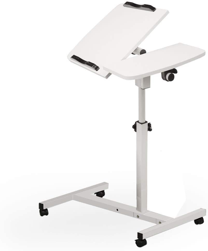 VOYOAO Computer Laptop Desk Cart Folding Adjustable Table