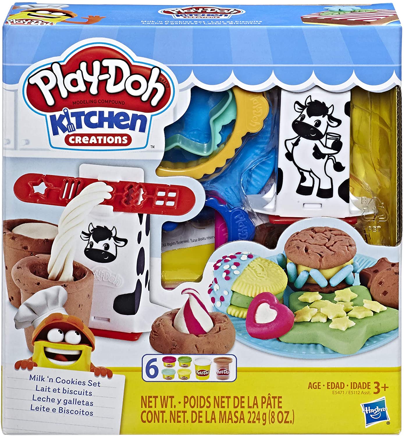 Play-Doh Kitchen Creations Milk and Cookies Set