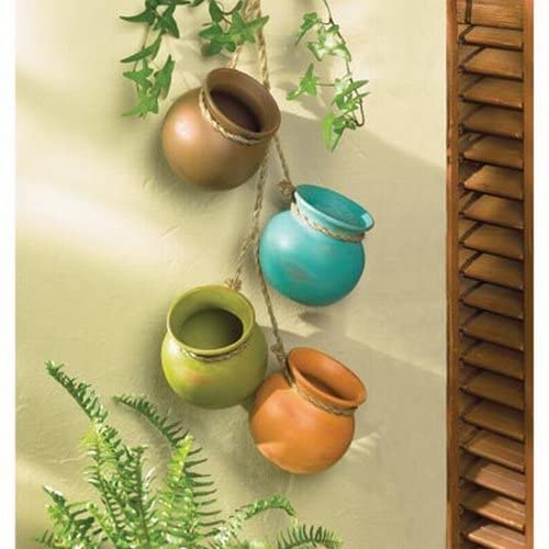 Gifts & Decor Hanging Decoration Dangling Mini Ceramic Pot Set