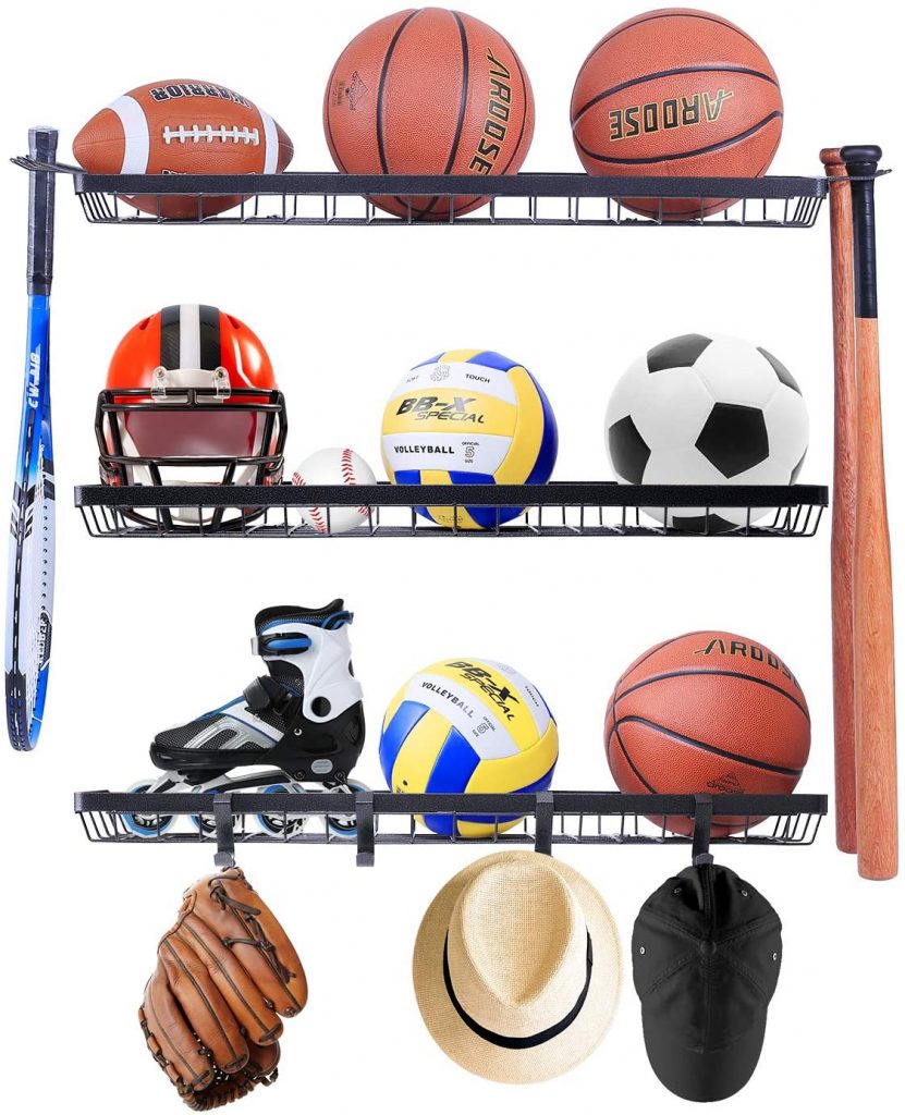  Mythinglogic Sports Equipment Storage Rack