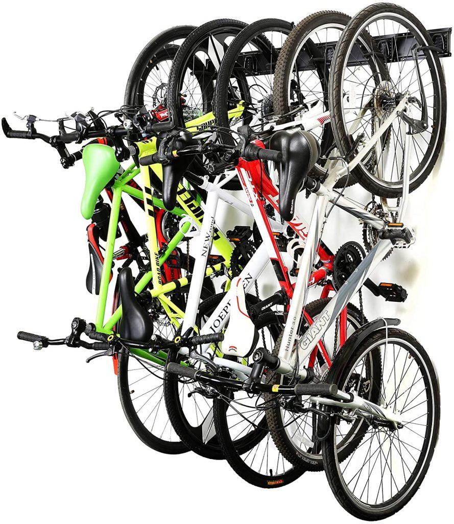  Ultrawall Bike Storage Rack,6 Bike Storage Hanger Wall Mount for Home & Garage Holds Up to 300lbs
