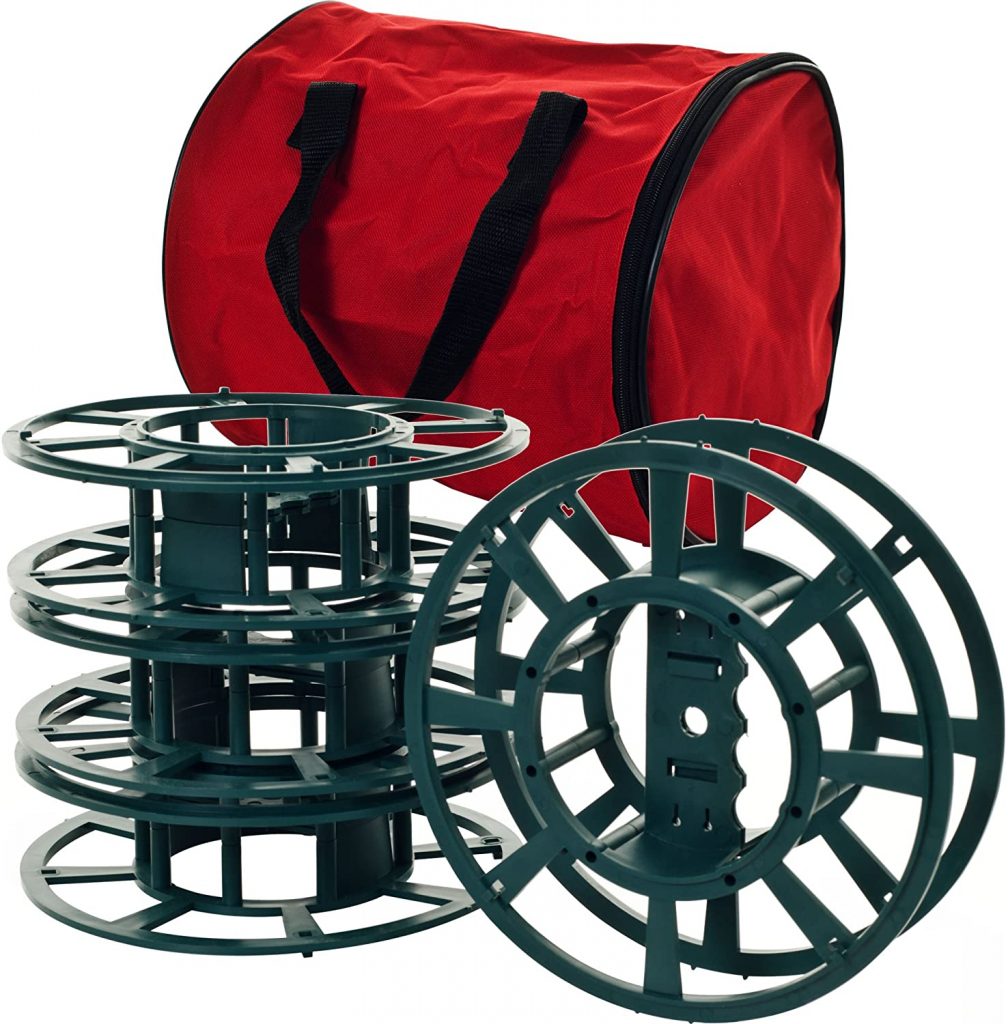  Trademark Home Extension Cord or Christmas Light Reels with Bag