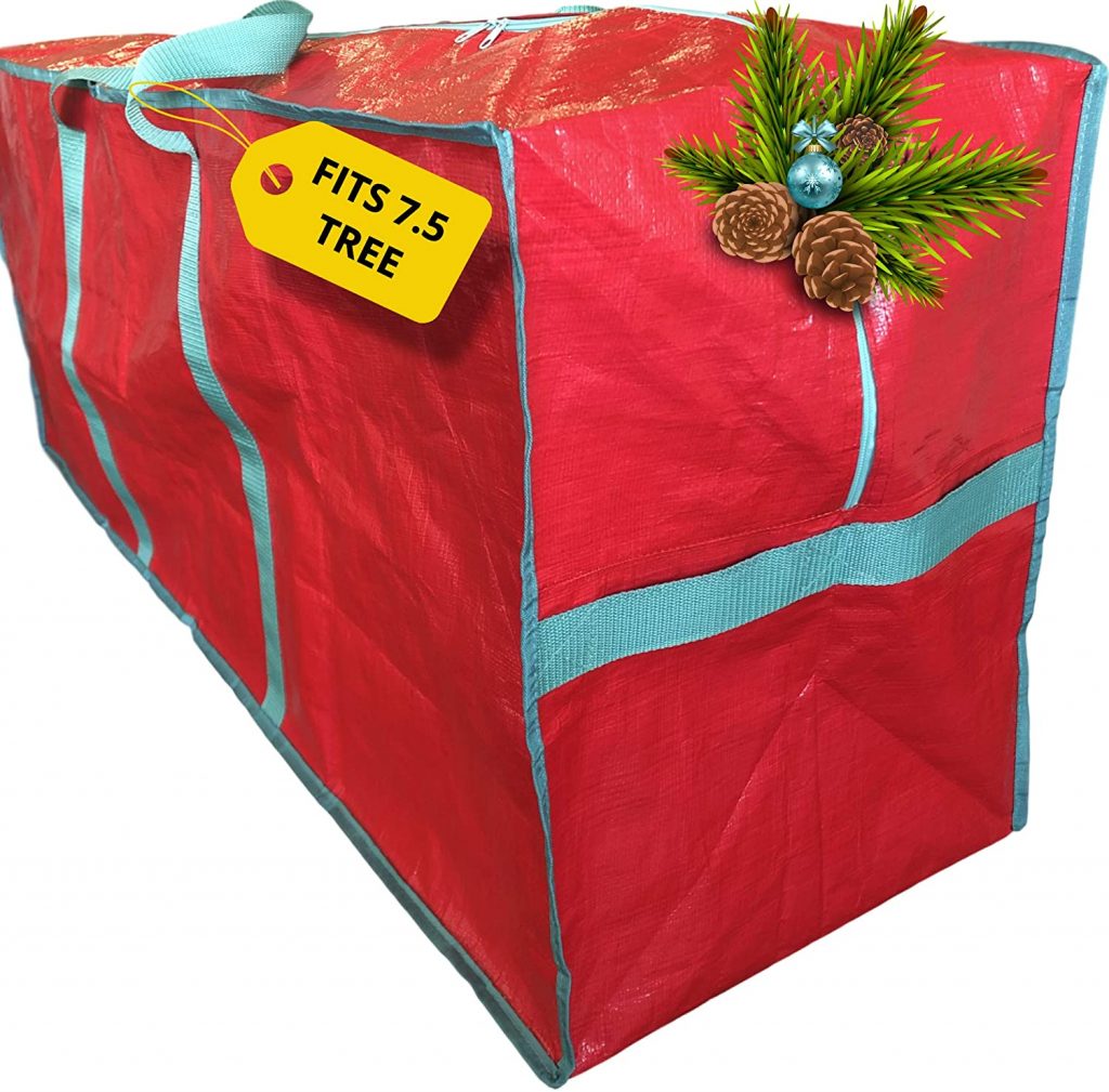 Black TUPARKA Christmas Tree Storage Bag Fits Up to 9 ft Artificia Trees 65” x 15” x 30” Extra Large Moving Bags 