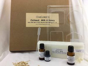 oatmeal and honey soap making kit for beginners