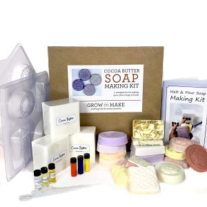 soap making kit with cocoa butter base