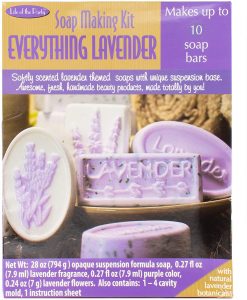 Lavender-scented DIY soaps