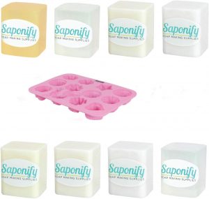 8 piece melt and pour soap making kit