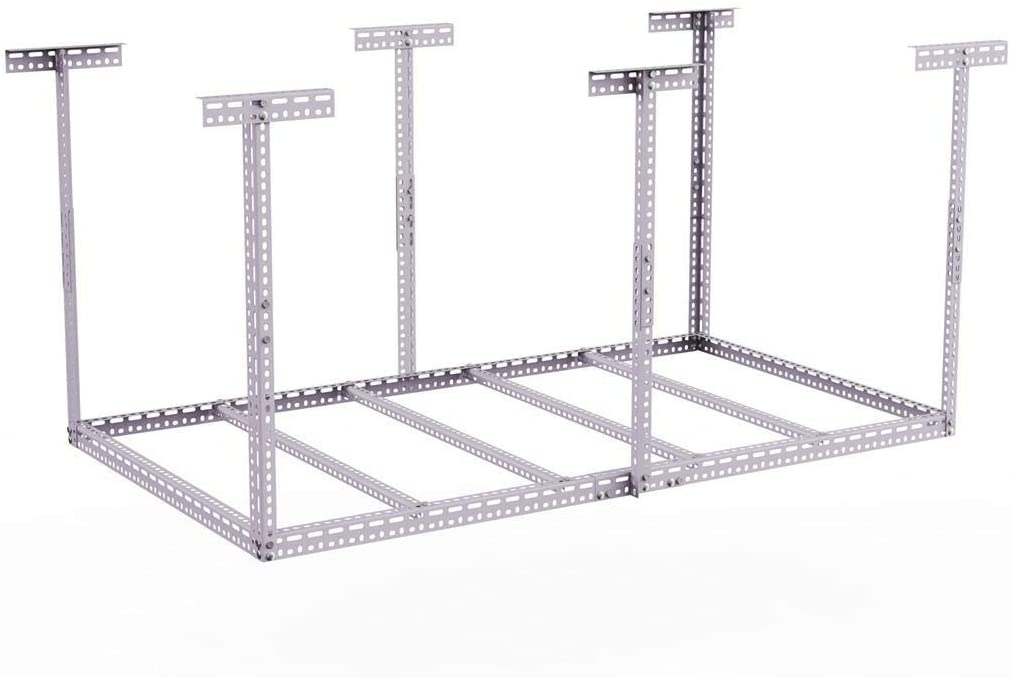 4×8 Adjustable Ceiling Rack for Garage Storage Mount Storage Heavy Duty 