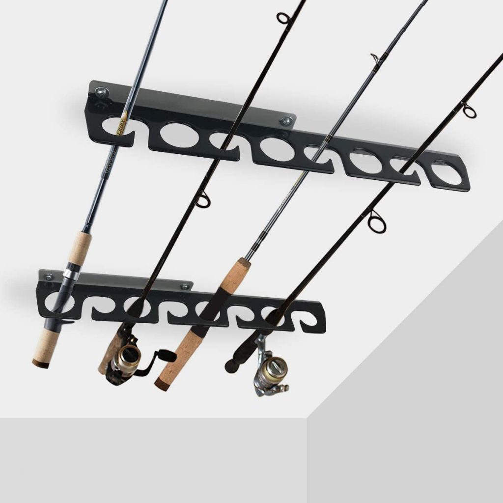  Homydom Fishing Rod Ceiling/Wall Storage Rack