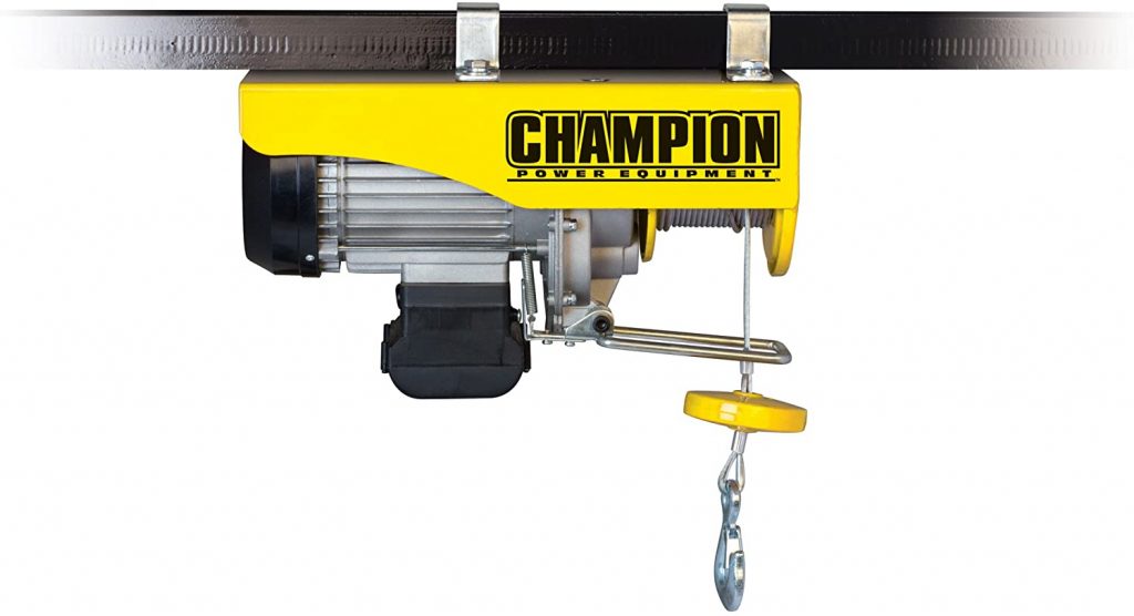  Champion Power Equipment-18890 Automatic Electric Hoist with Remote Control