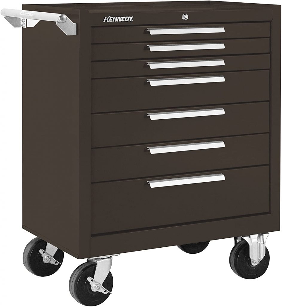  Kennedy Manufacturing 297Xb 29" 7-Drawer Rolling Tool Cabinet With Chest Wheels