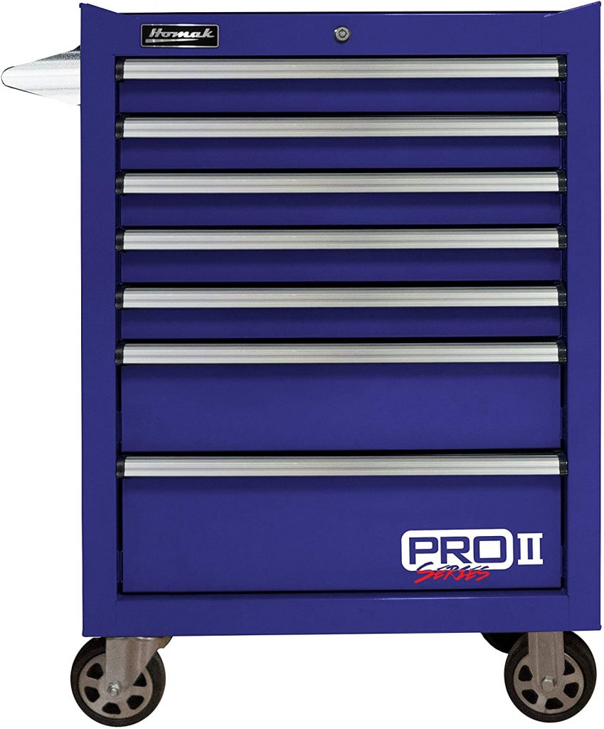  Homak PRO II Series 27” 7-Drawer Roller Cabinet,