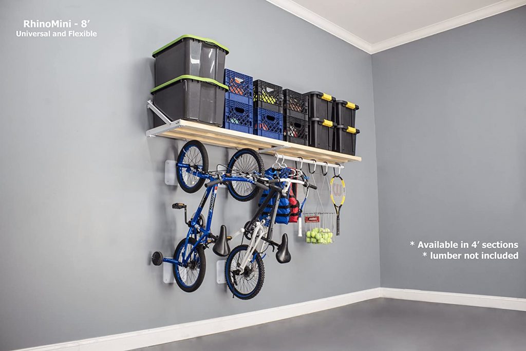  DIY RhinoMini Universal Shelf Kits for Garages & Other Applications 