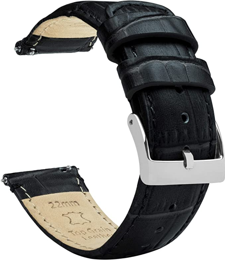 Barton Alligator Grain - Quick Release Leather Watch Bands
