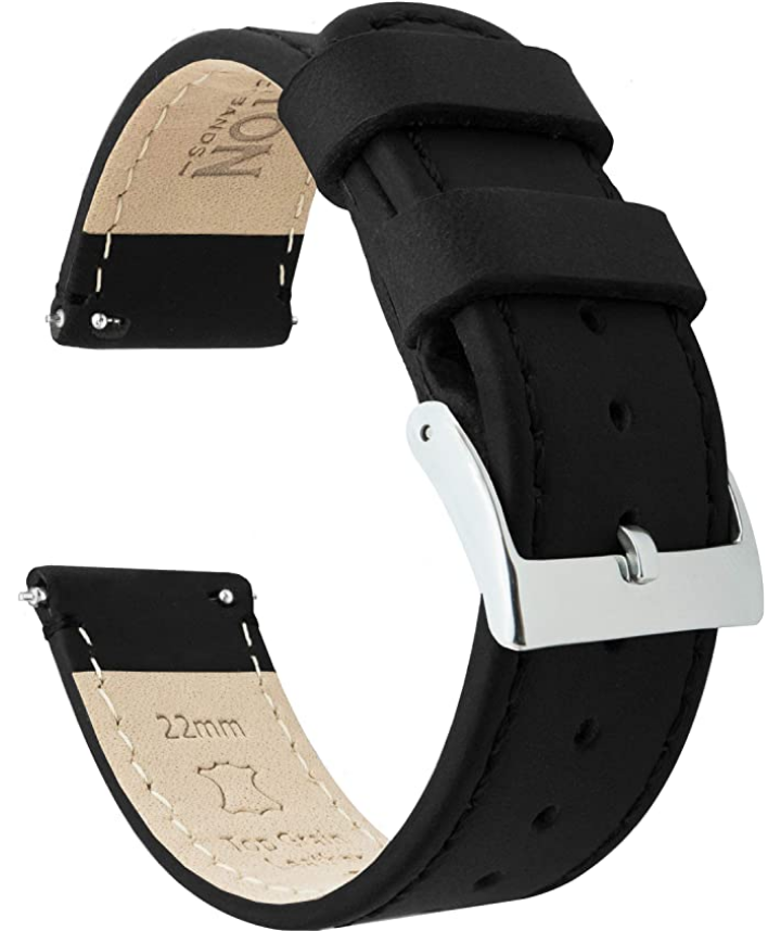 Barton Quick Release - Top Grain Leather Watch Band Strap