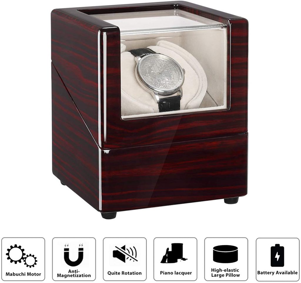 Chiyoda Single Automatic Watch Winder with Quite Motor