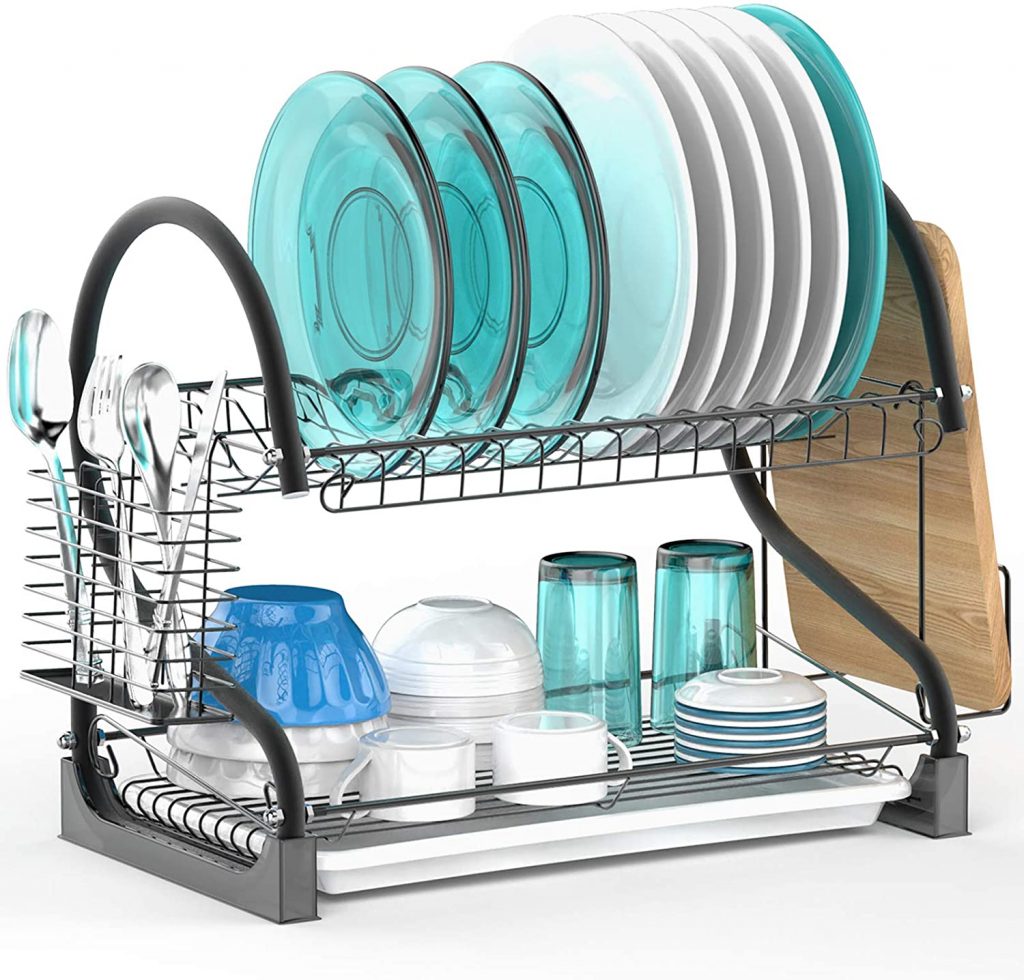Veckle 2 Tier Dish Drying Rack