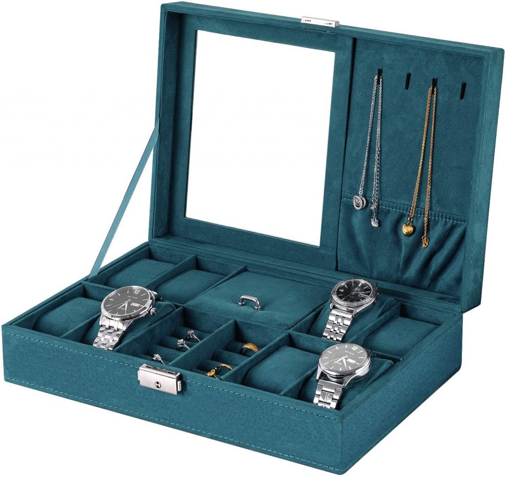 bestwishes Jewelry Box Watch Box Organizer