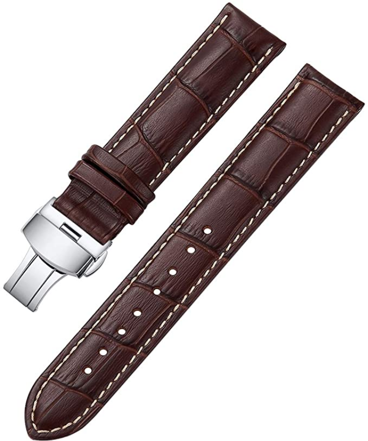 iStrap Leather Watch Band -Alligator Grain Embossed Pattern