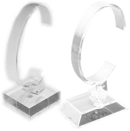 RY DISPLAY10pack of Watch Display Stand Holder et 1 Pcs Crystal Watch Stand