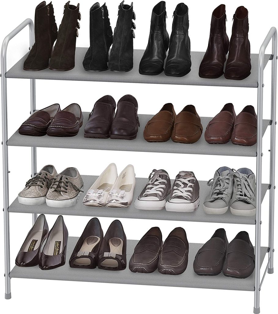  Simple Houseware 4-Tier Shoe Rack Storage Organizer 20-Pair,