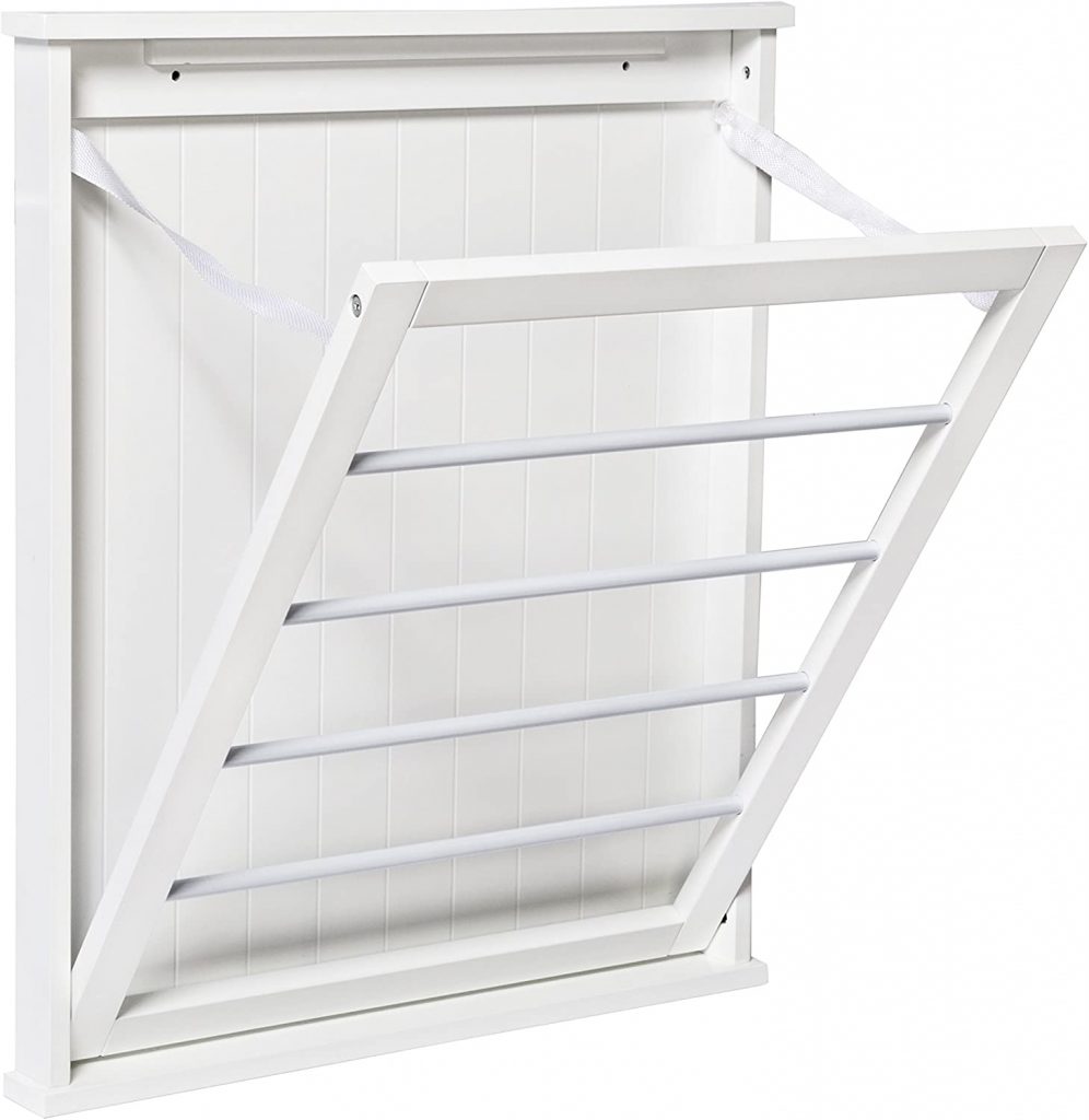  Honey-Can-Do DRY-04446 Small Wall-Mounted Drying Rack, White