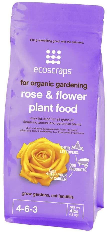  EcoScraps for Organic Gardening Rose & Flower Plant Food, 4 lbs