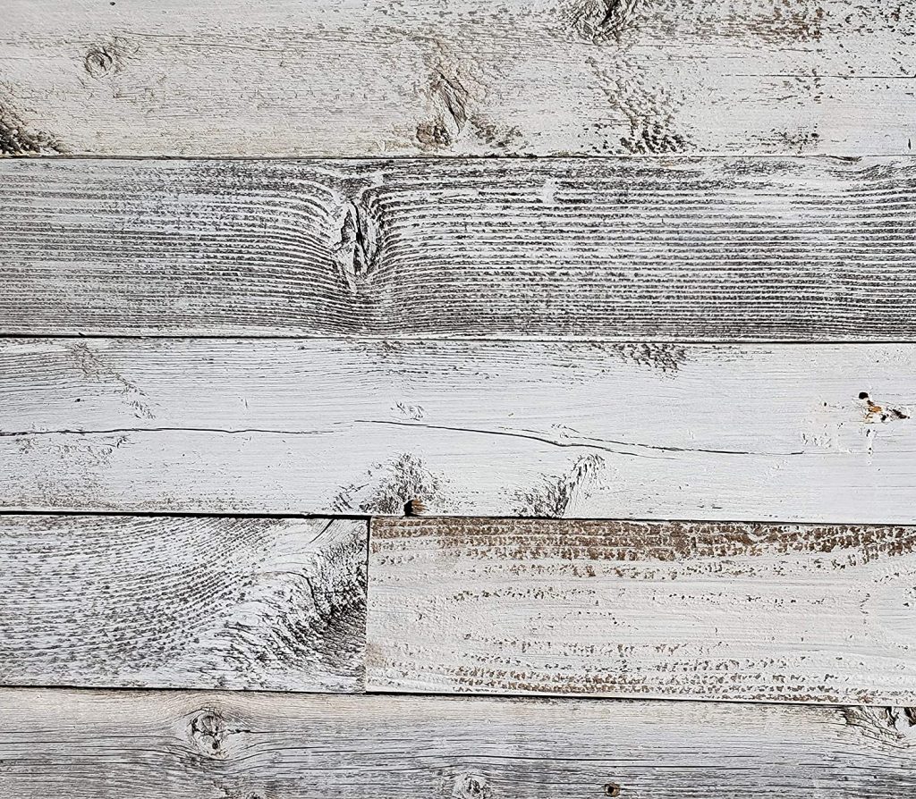  Peel & Stick Rustic Reclaimed Barn Wood Paneling, Real Wood, Rustic Wall Planks - Easy Installation 